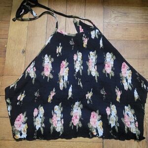 F21 Floral crop top